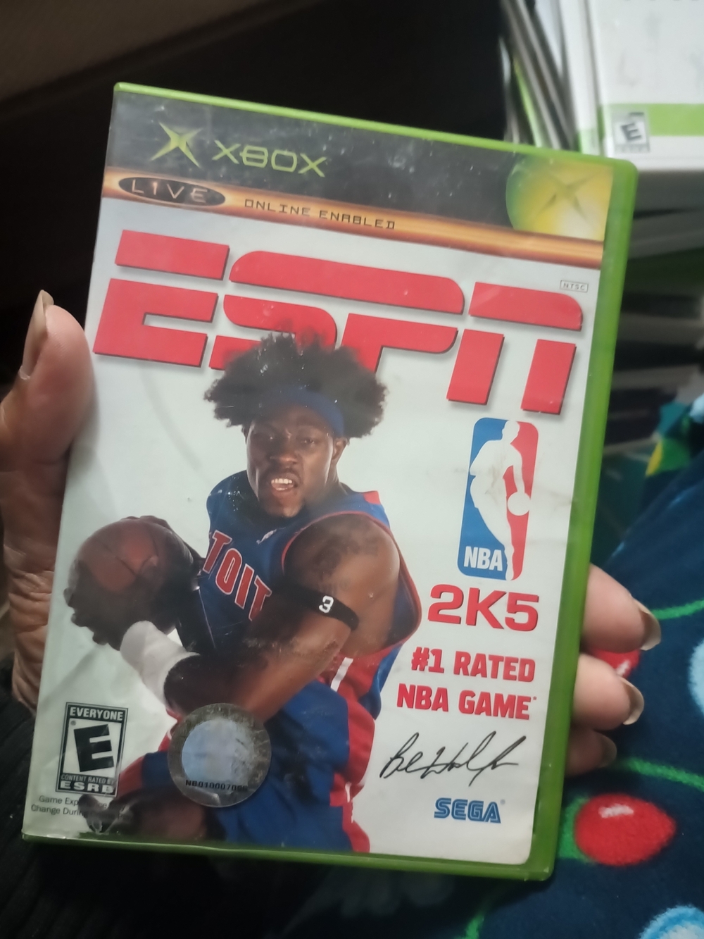 Game Case Back - Sports Video Game